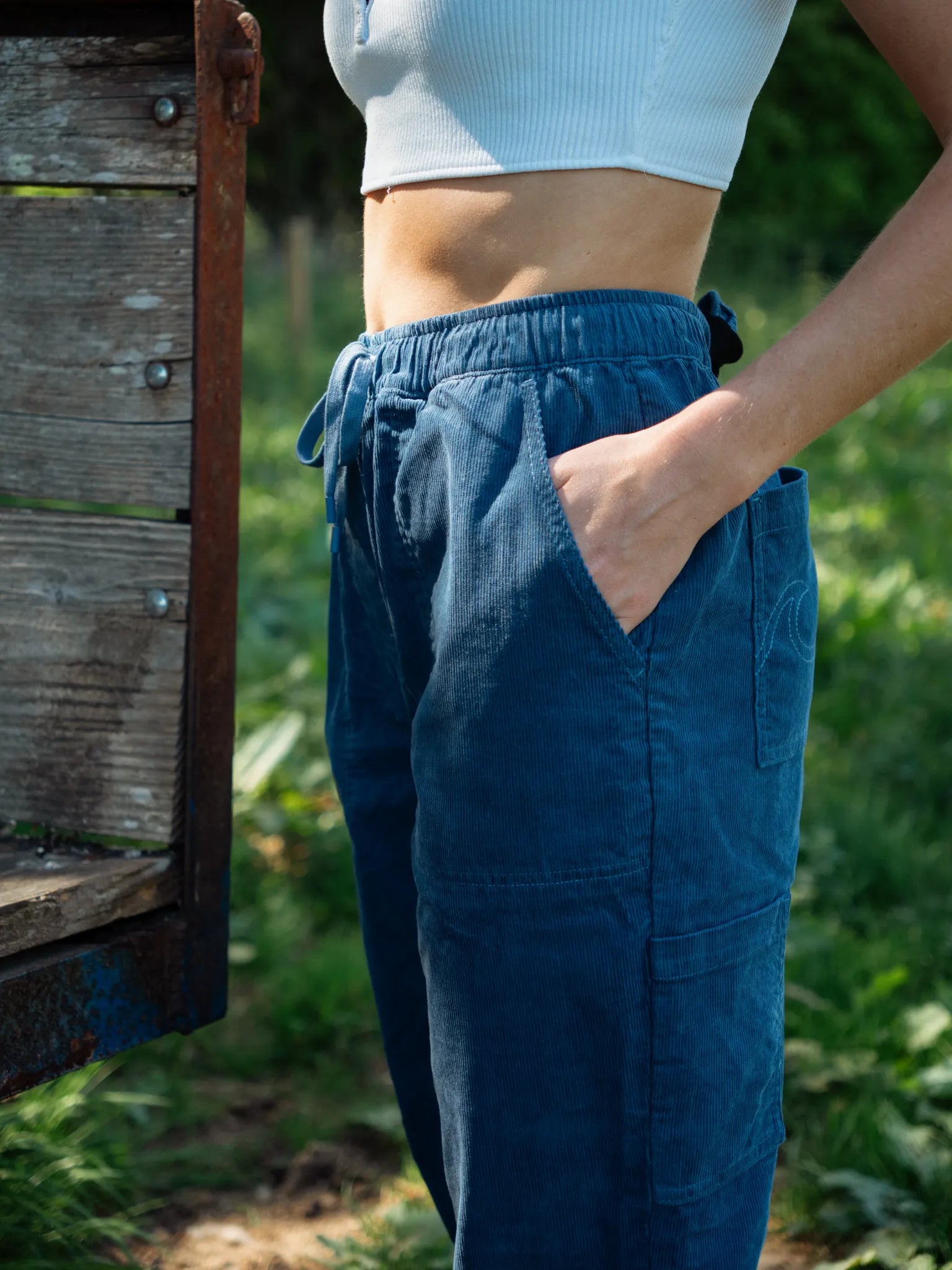 Cedar Cord Trousers - Denim