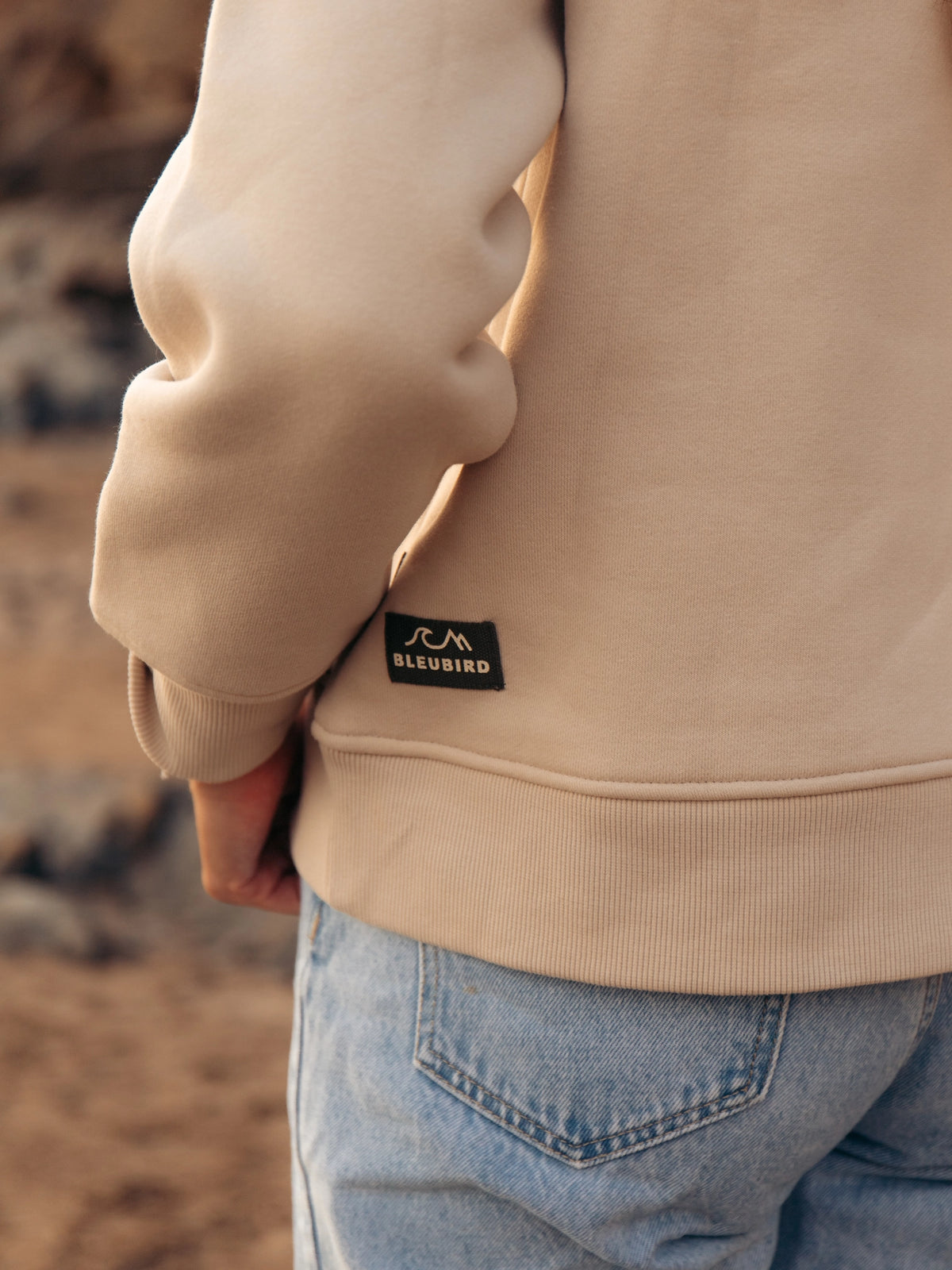 Womens Bracken Quarter Zip - Sand