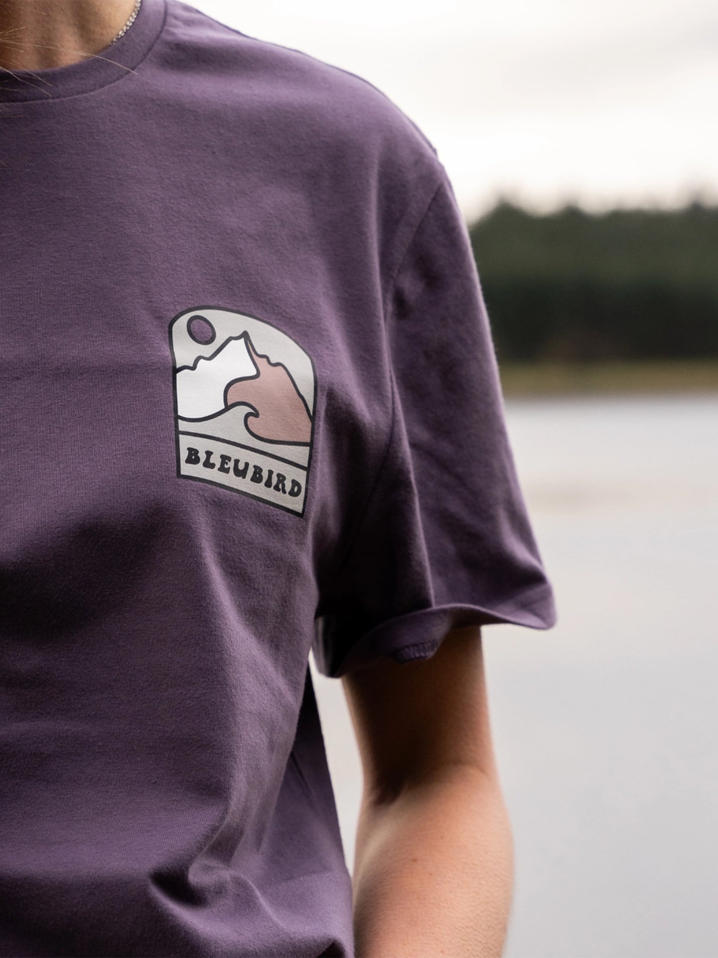 Escape Cropped Tee - Plum