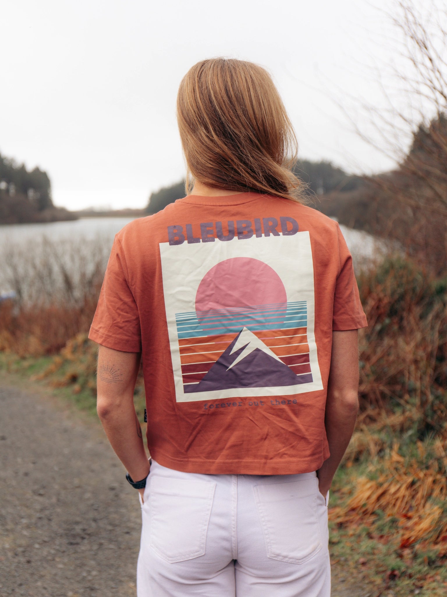 Everline Cropped Tee - Clay