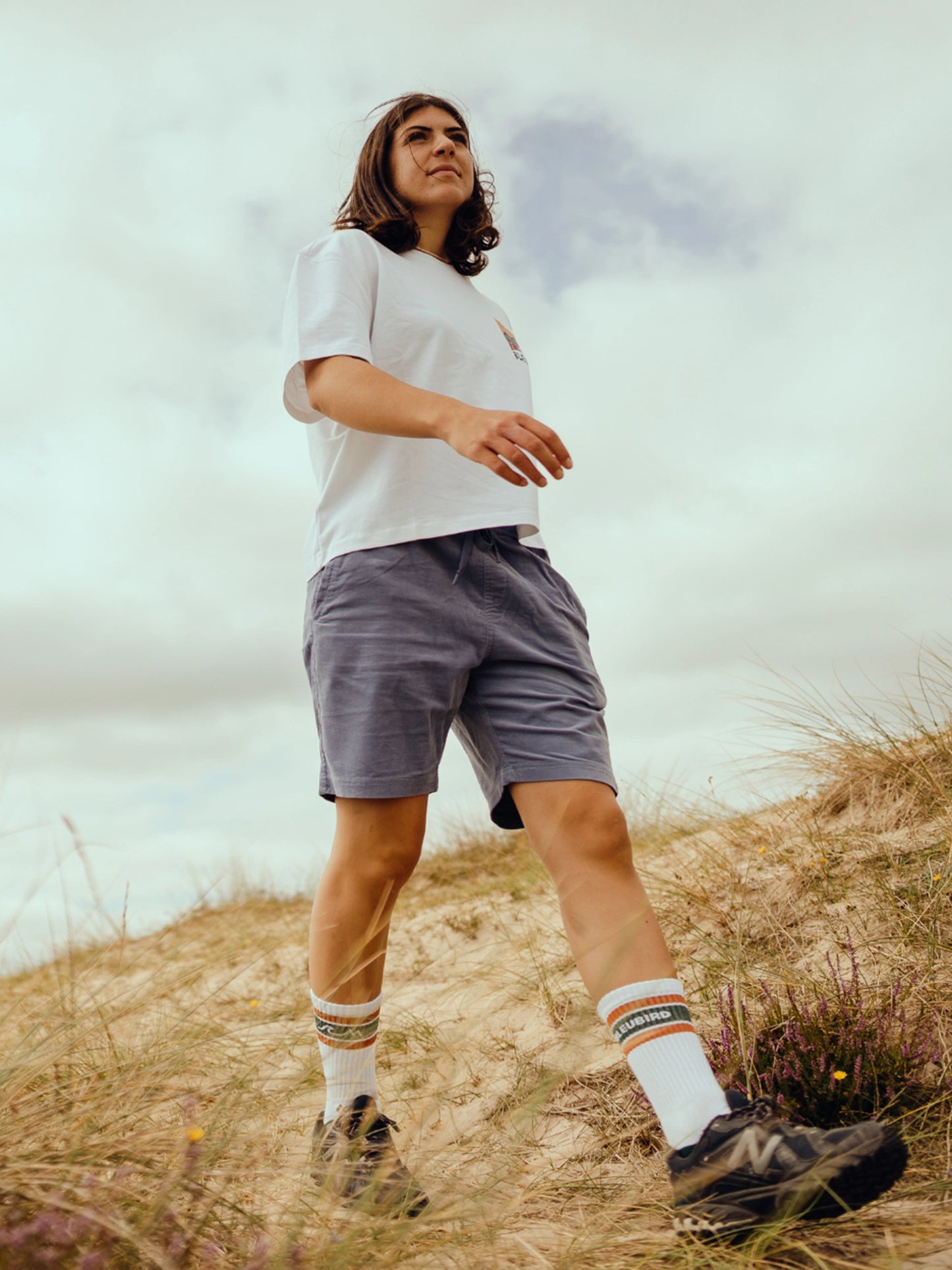 Road Out Cropped Tee - White