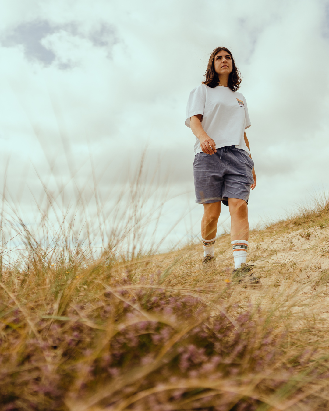 Road Out Cropped Tee - White