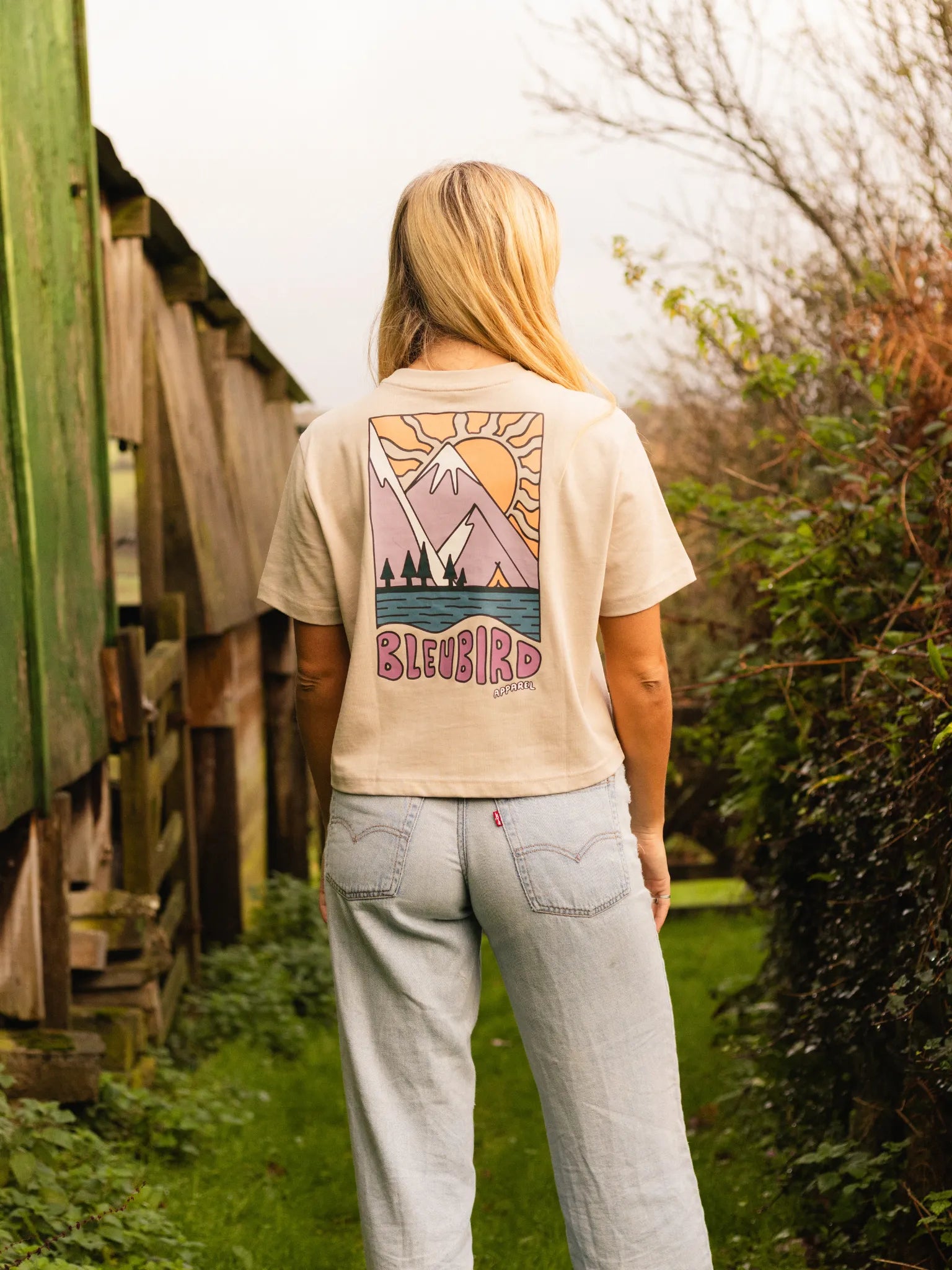 Solace Cropped Tee - Off White