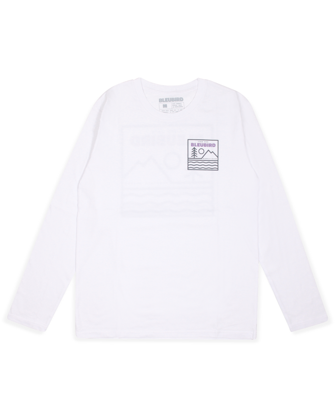 Campout LS Tee - White