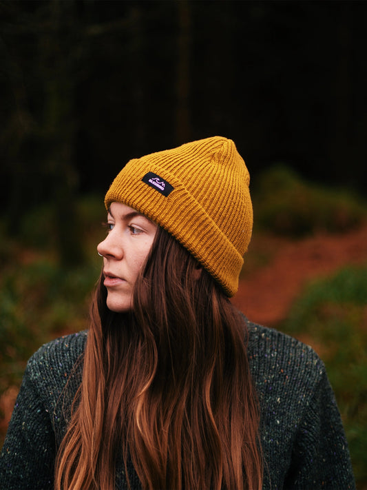 Fisher Beanie Recycled - Yellow