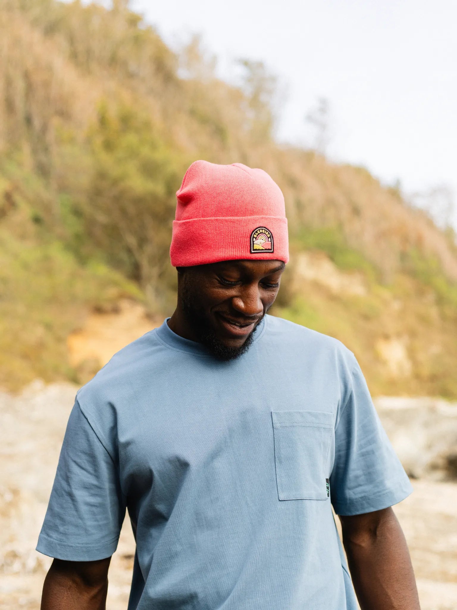 Re-Wild Pocket Tee - Blue