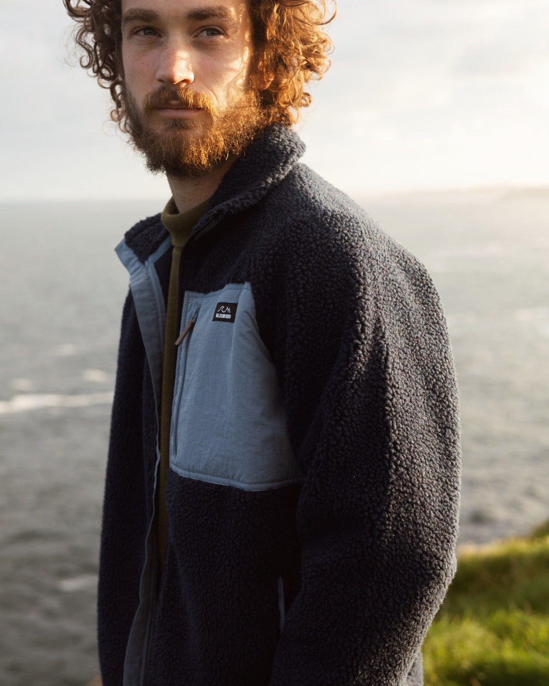 Sherpa Fleece - Navy