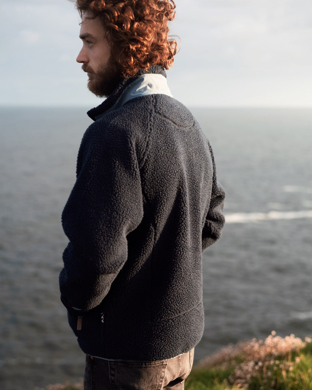 Sherpa Fleece - Navy