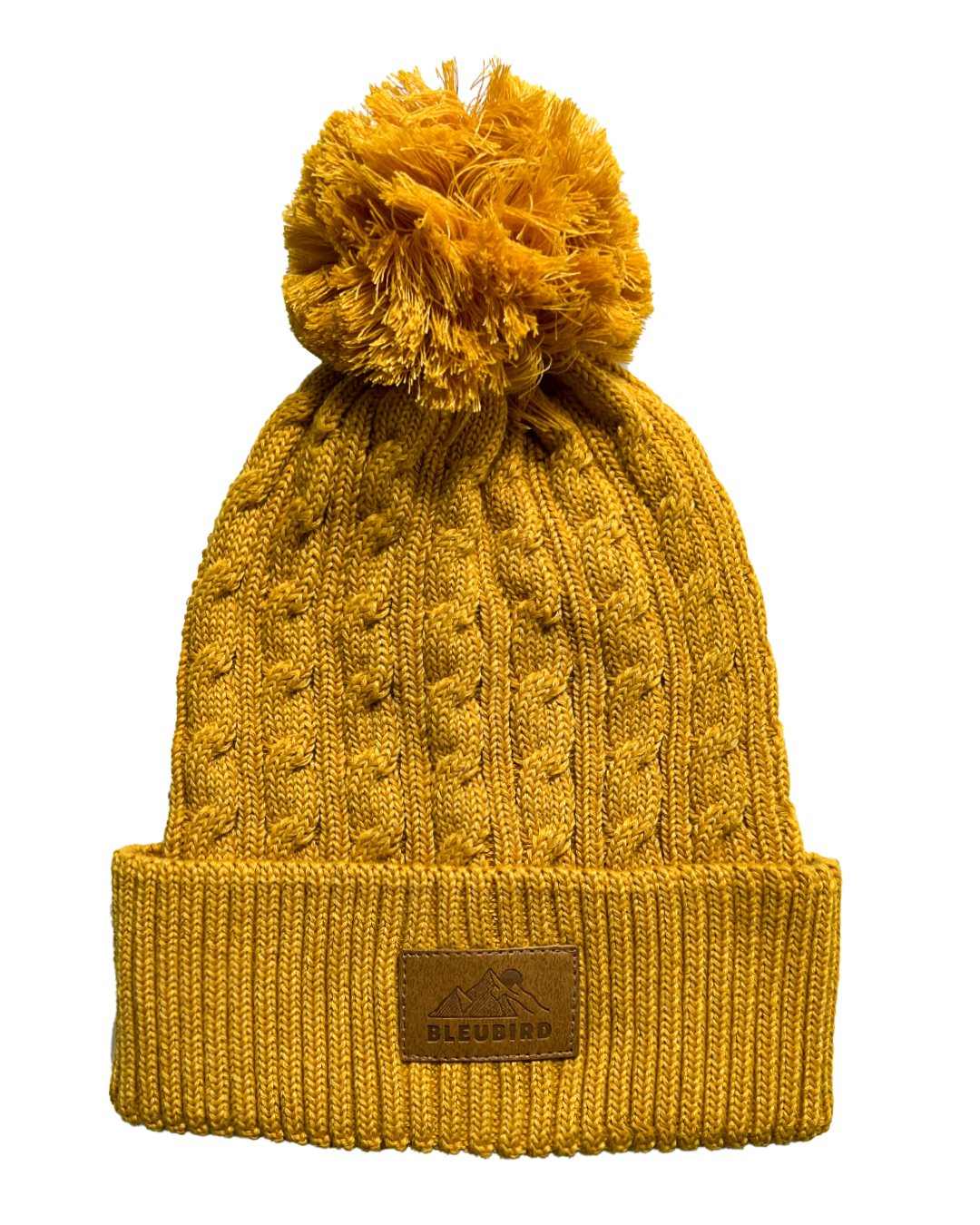 Bobble Beanie Recycled - Mustard
