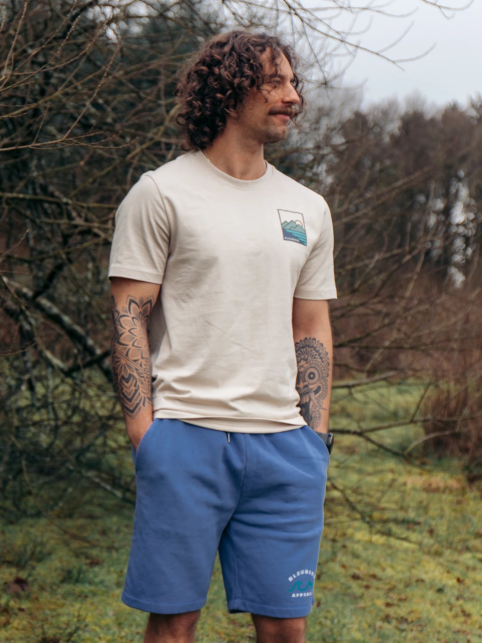 Ocean Horizon Mens Shorts