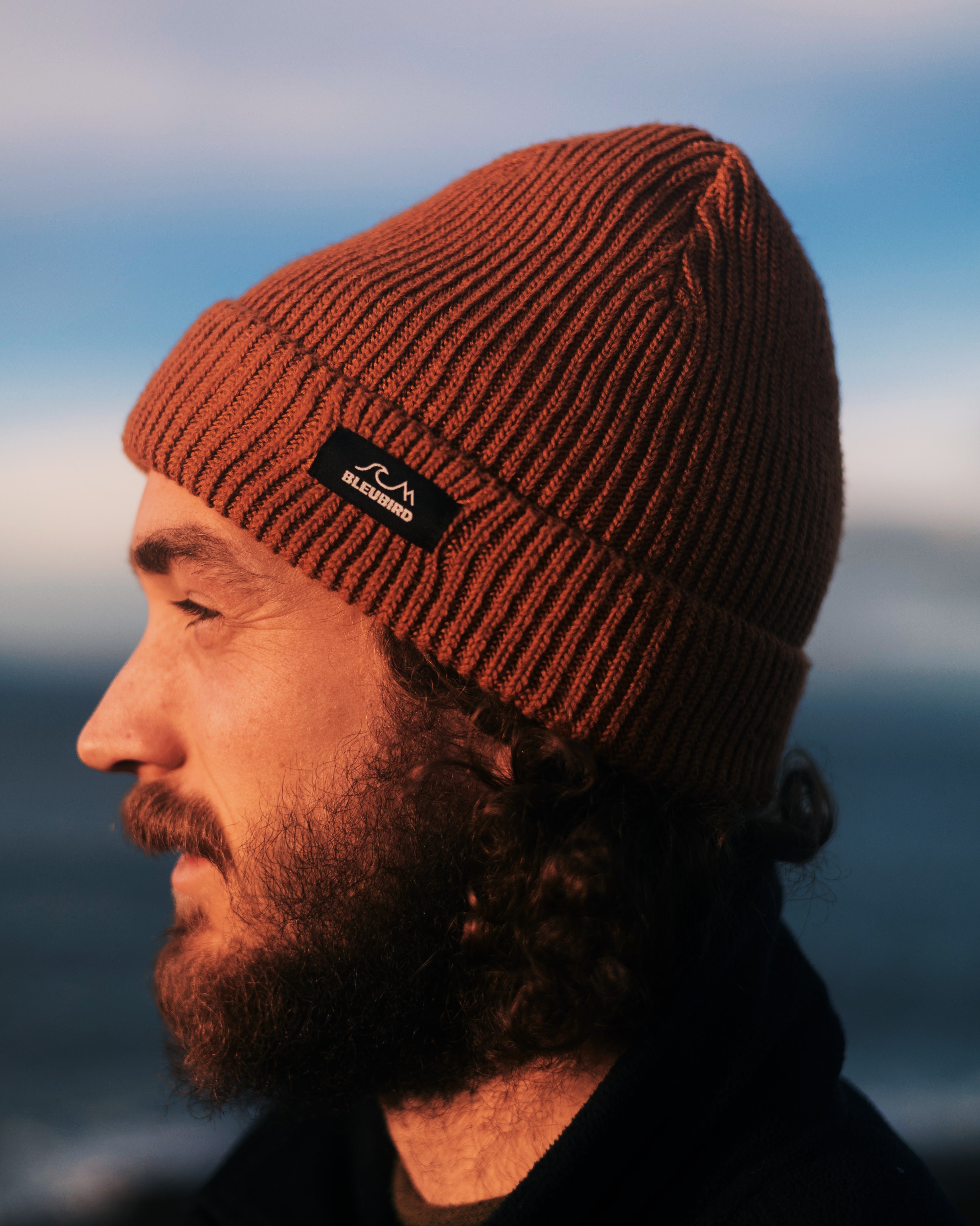 Fisher Beanie Recycled - Rust