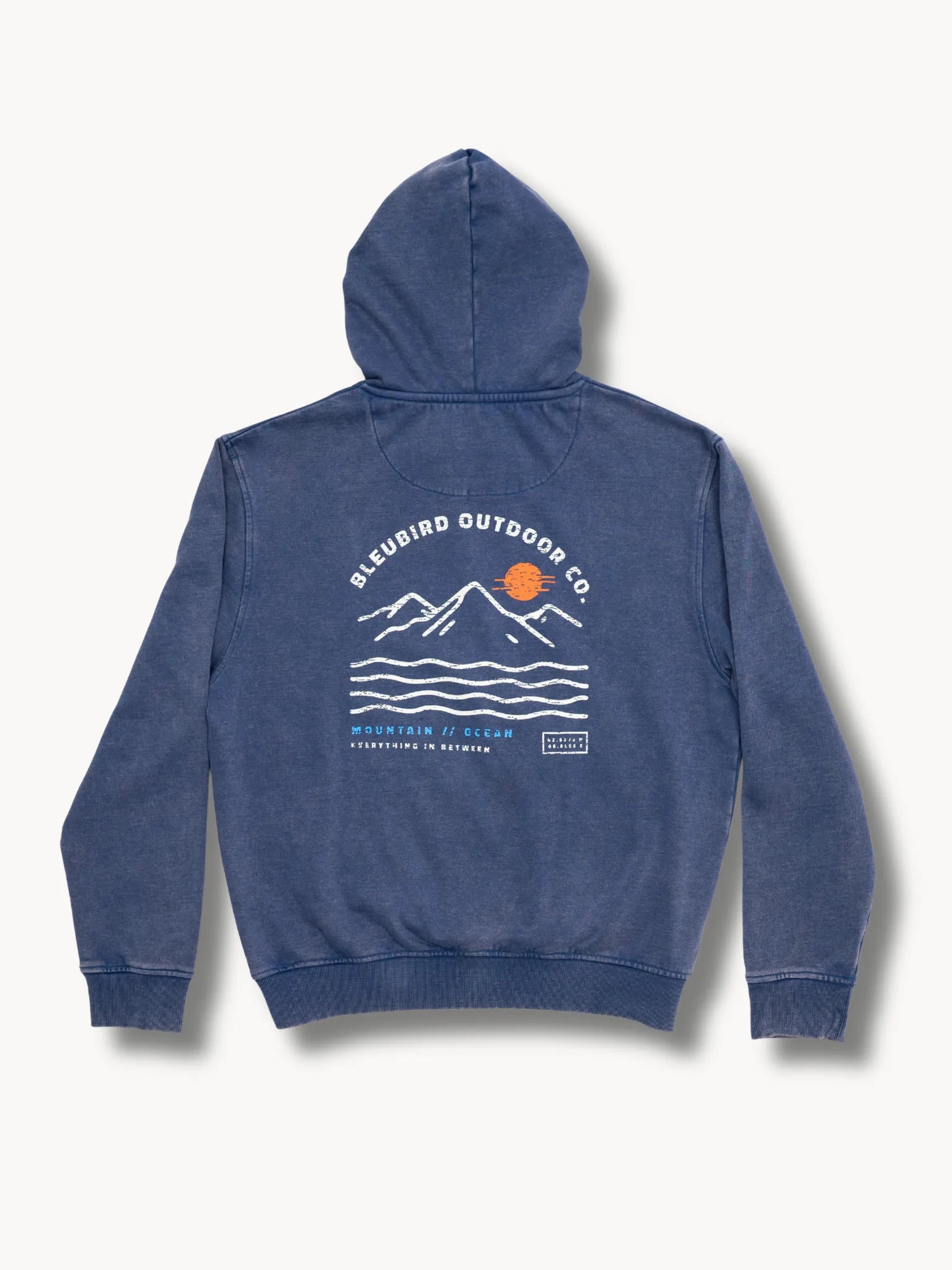 Peri Blue Dawn Zipper Hood