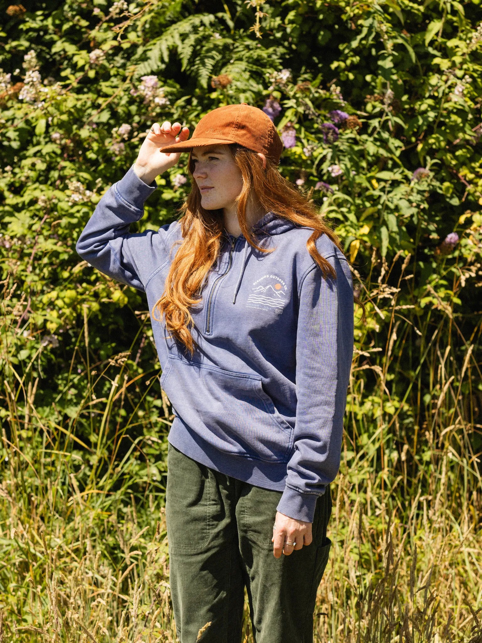 Peri Blue Dawn Zipper Hood