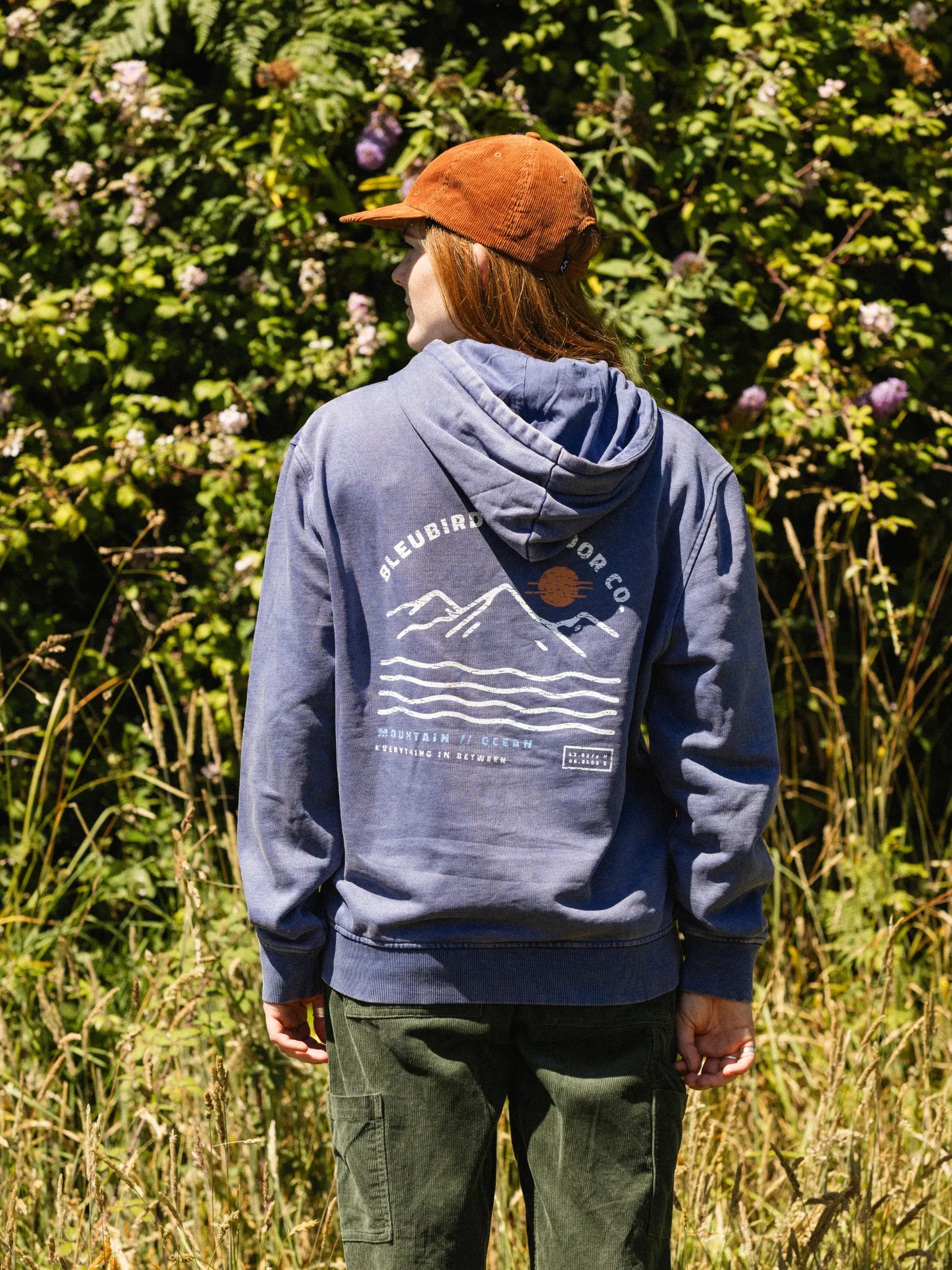 Peri Blue Dawn Zipper Hood