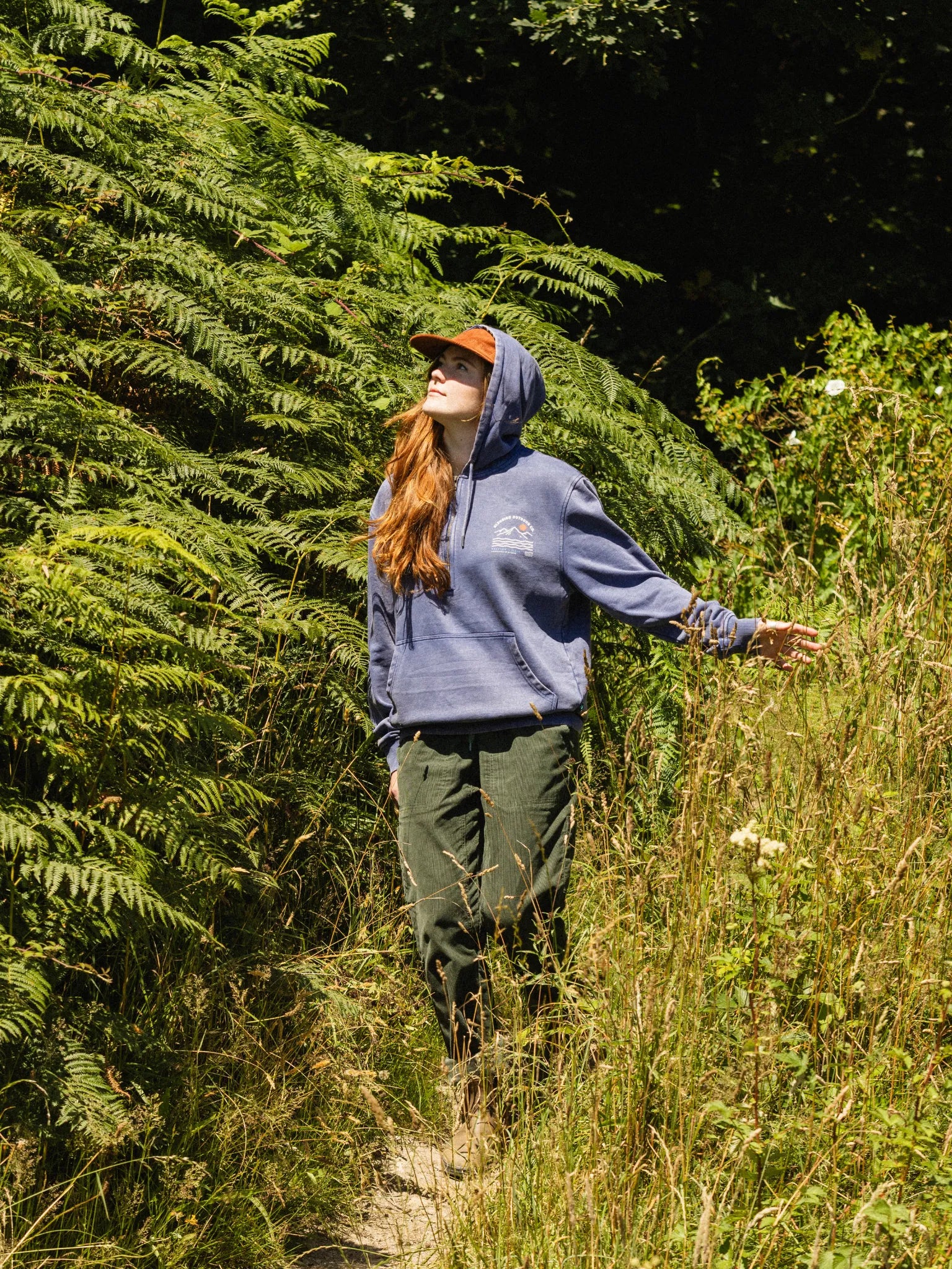 Peri Blue Dawn Zipper Hood