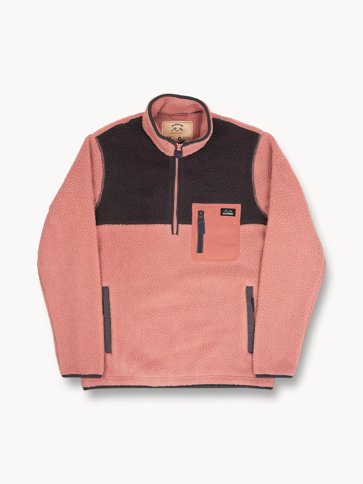 Polar 1/4 Zip Fleece - Coral