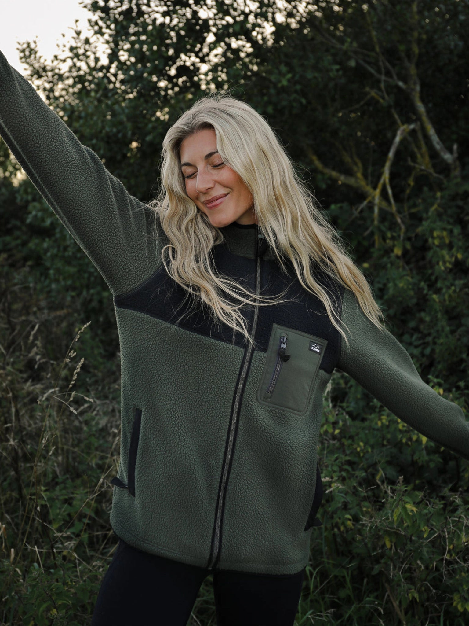 Polar Full Zip Fleece - Forest