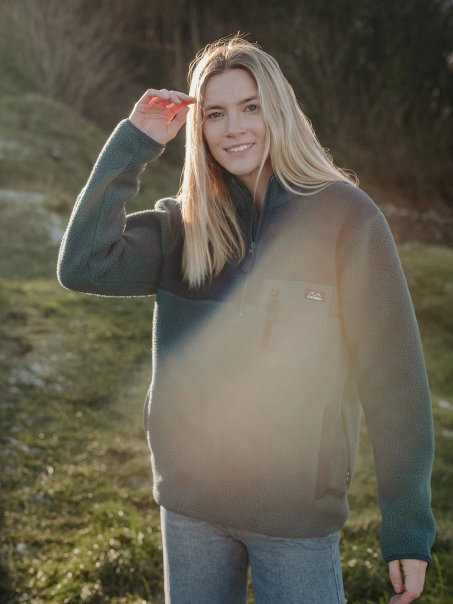 Polar 1/4 Zip Fleece - Teal