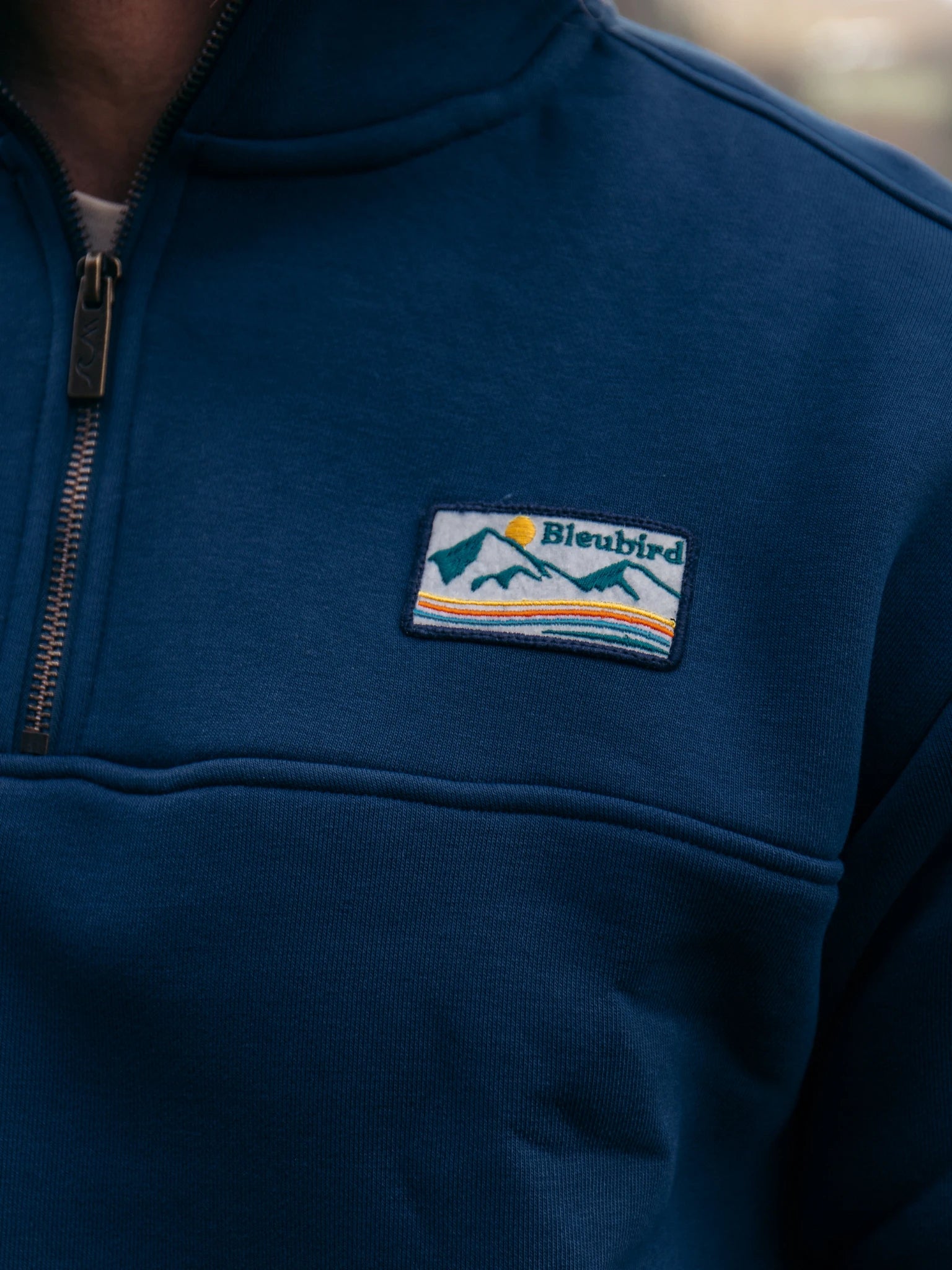 Bracken Quarter Zip - Navy