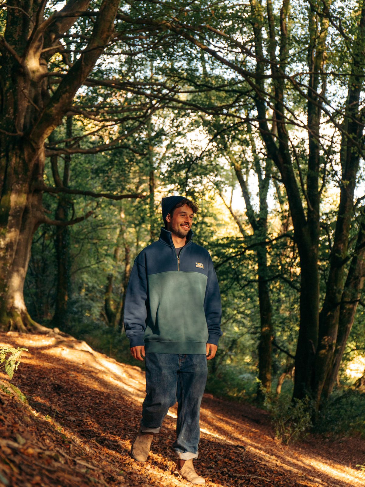 Bracken Quarter Zip - Teal