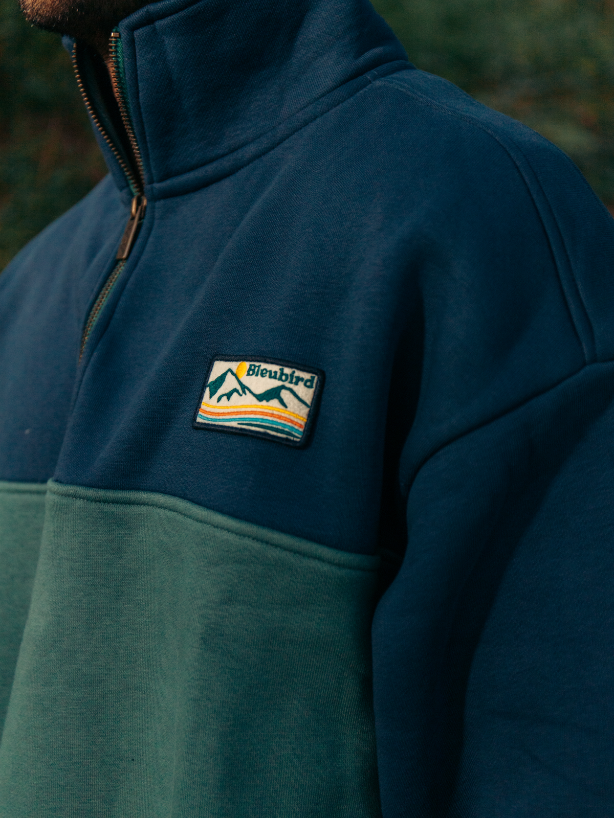 Bracken Quarter Zip - Teal