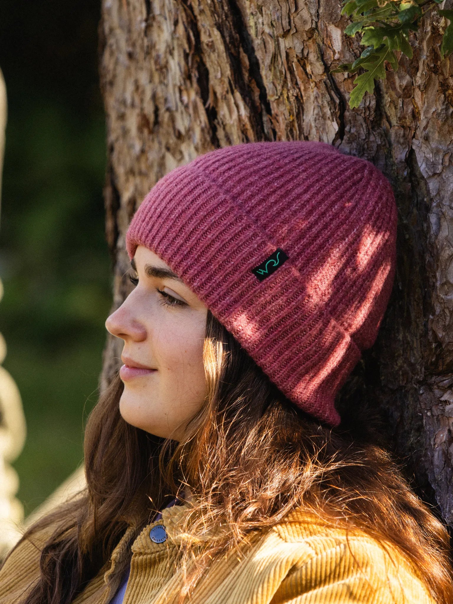 Flint Beanie - Brushed Cherry