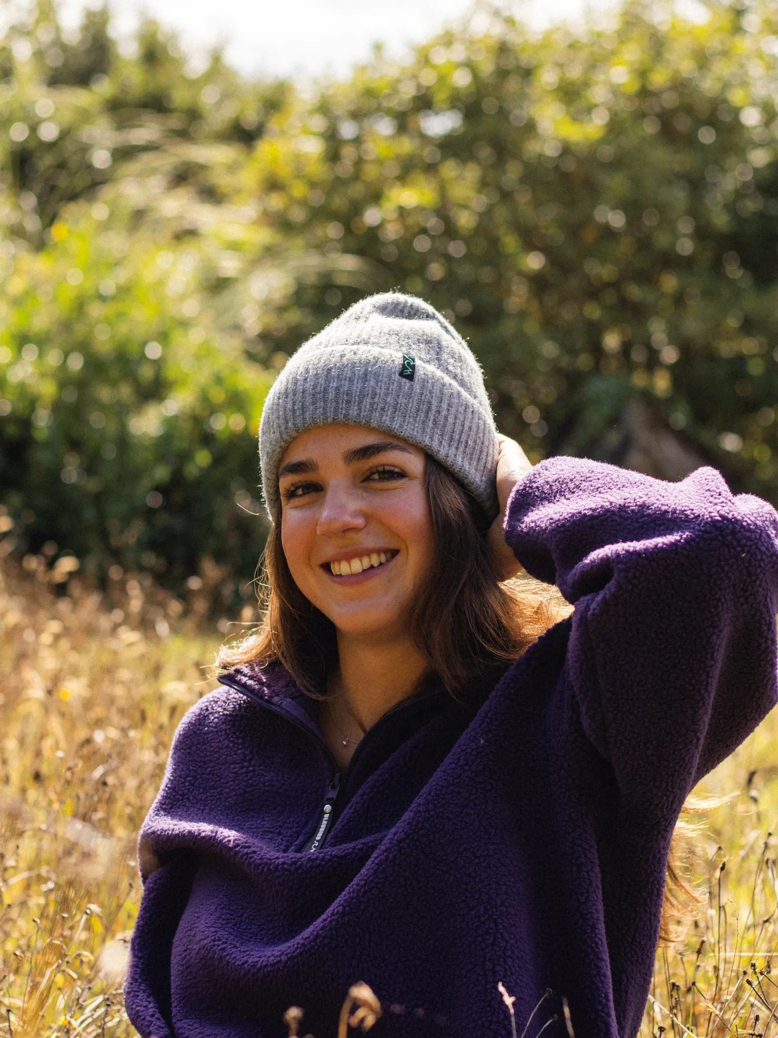 Flint Beanie - Brushed Grey