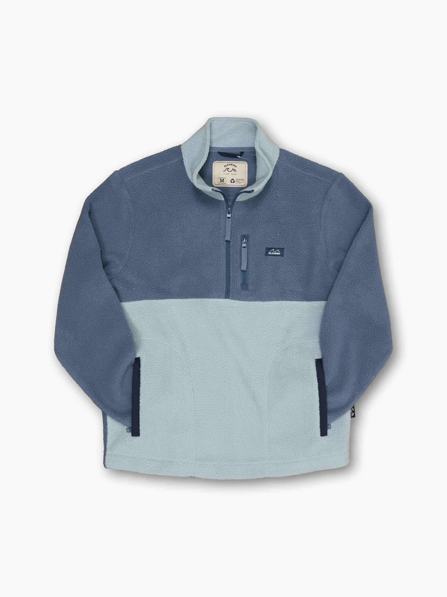 S/Y - Polar 1/4 Zip Fleece - Denim - M