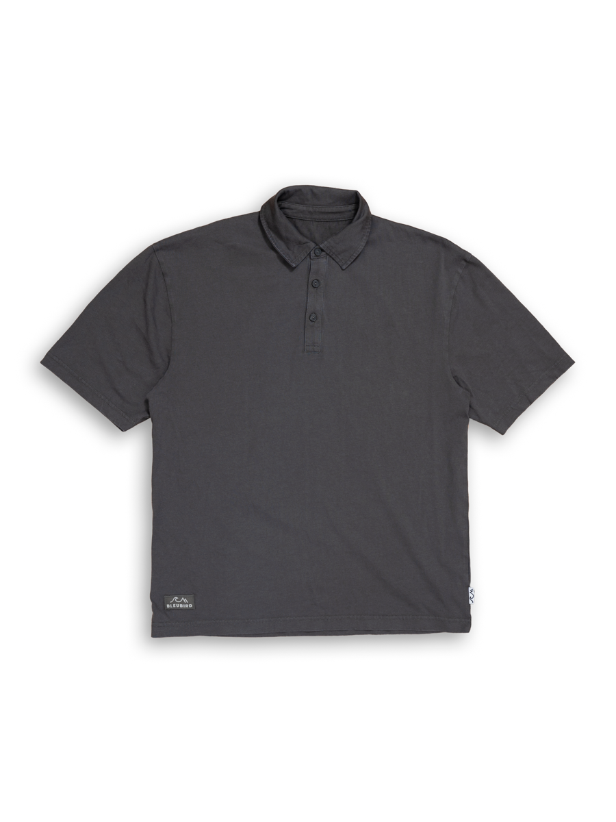 S/Y - Minimal Polo Shirt - Grey - M