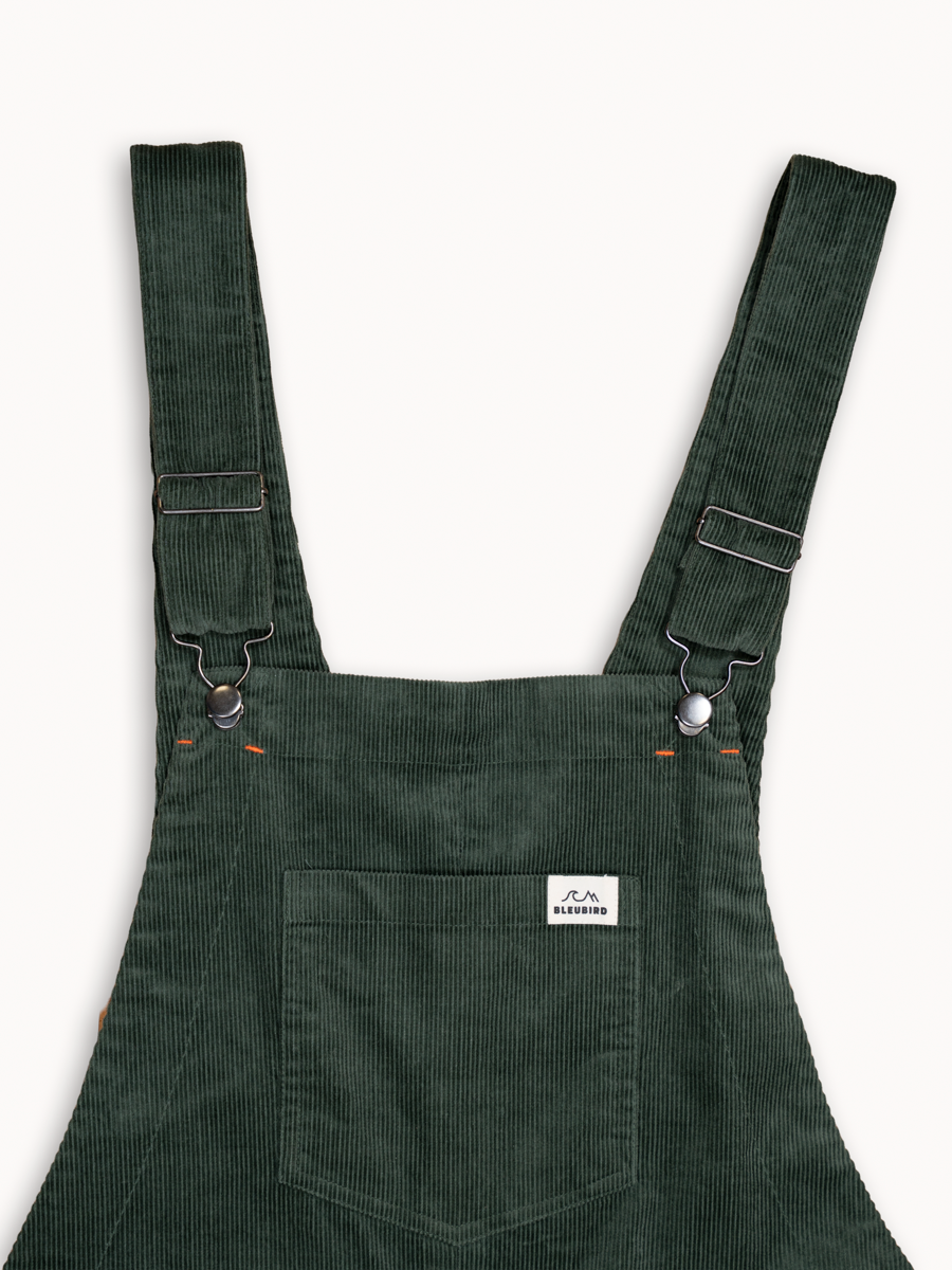 S/Y - Cord Dungaree - Deep Forest - S