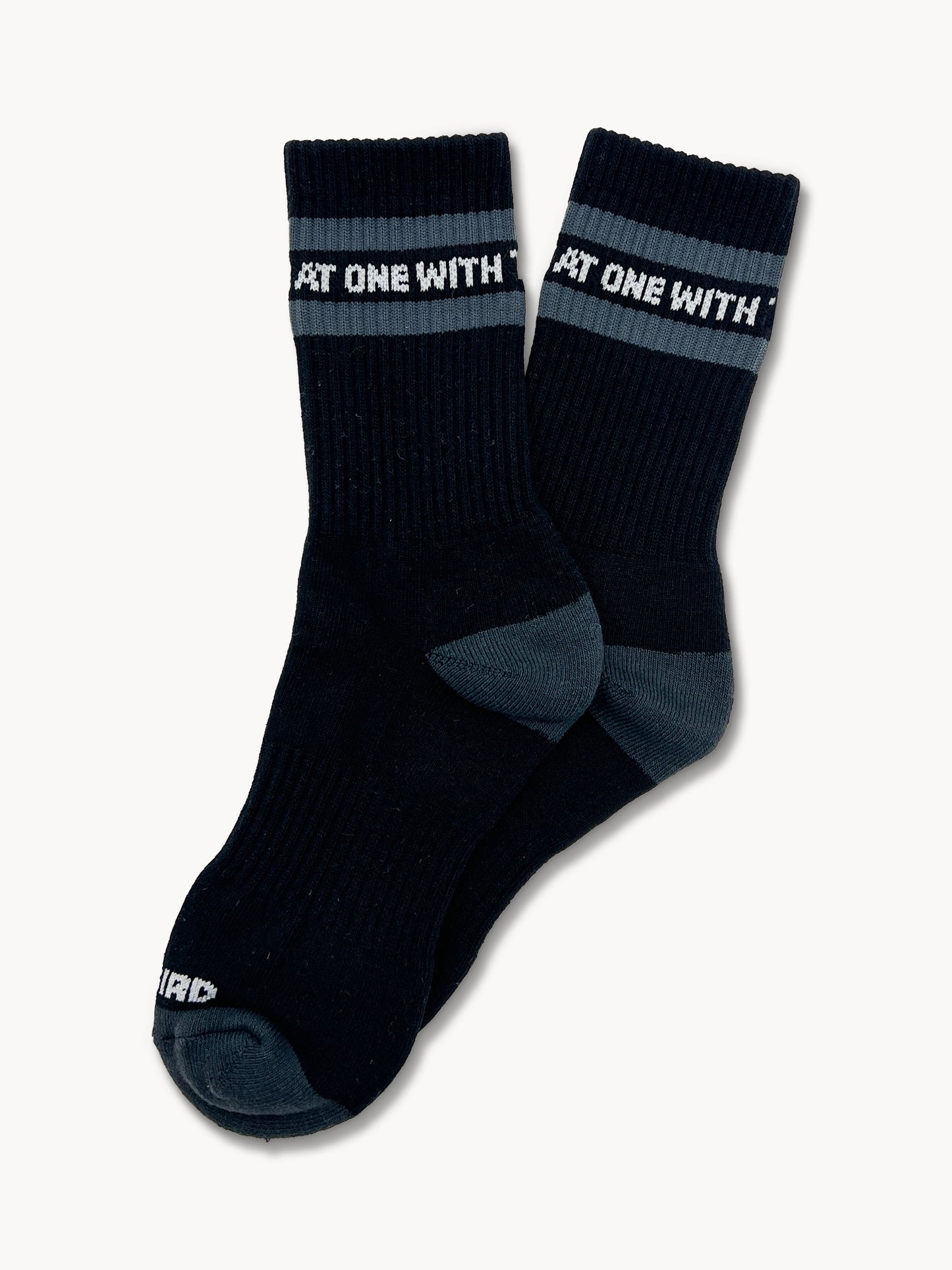Saga Crew Socks - Black