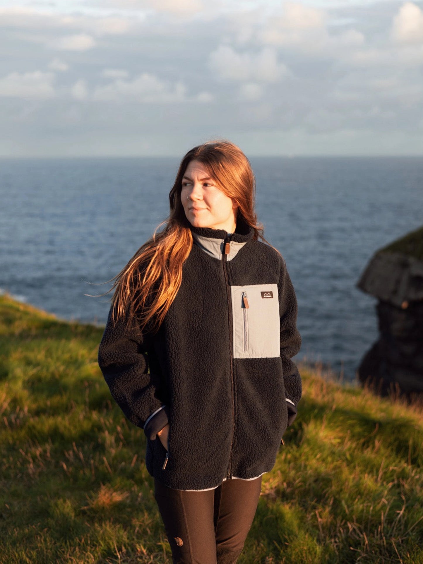 Sherpa Fleece - Navy