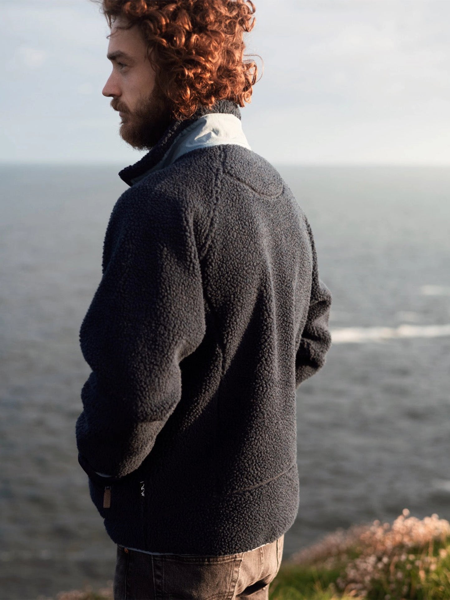 Sherpa Fleece - Navy