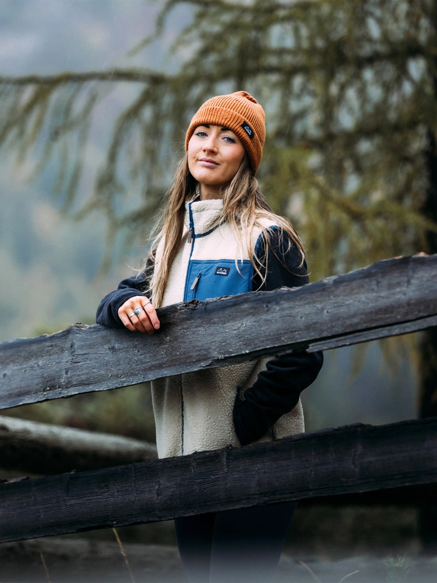 Sherpa Fleece Gilet - Beige