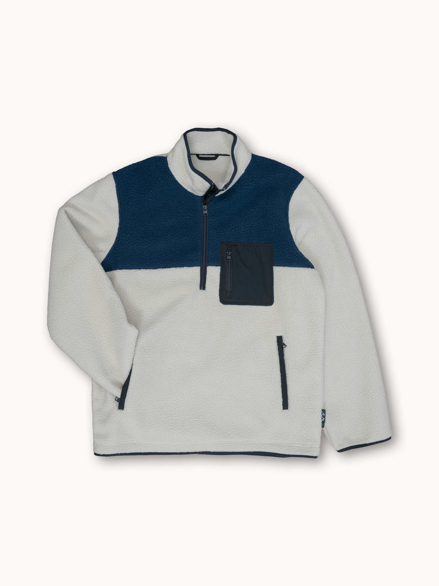 S/Y - Polar 1/4 Zip Fleece - Beige - No Branding