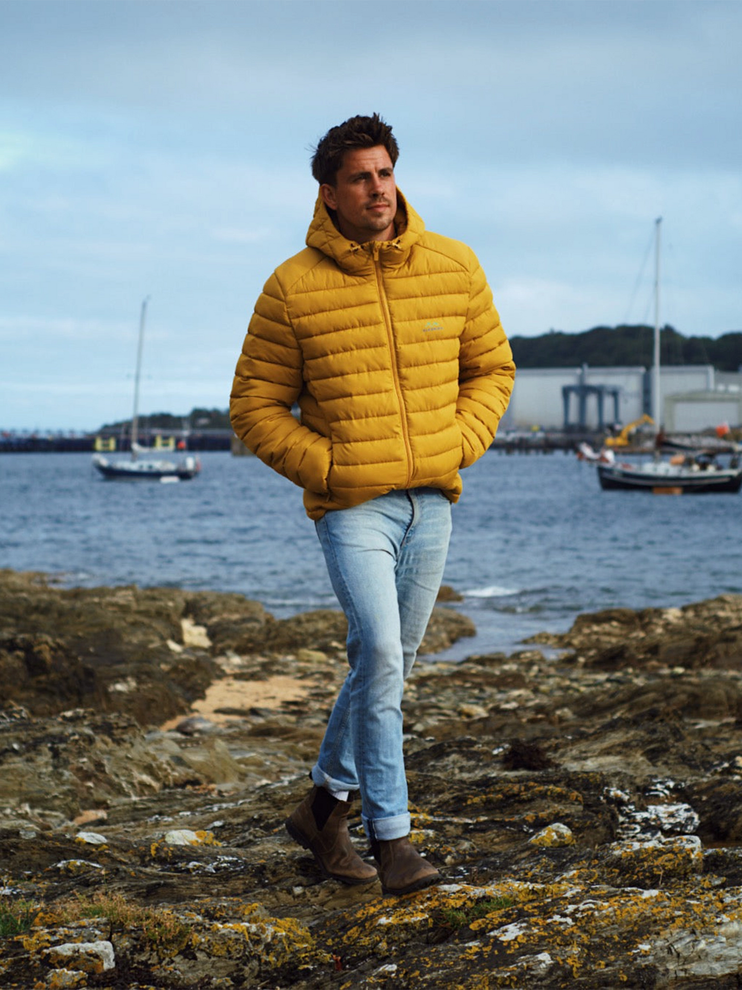 Tabor Jacket - Mens - Mustard