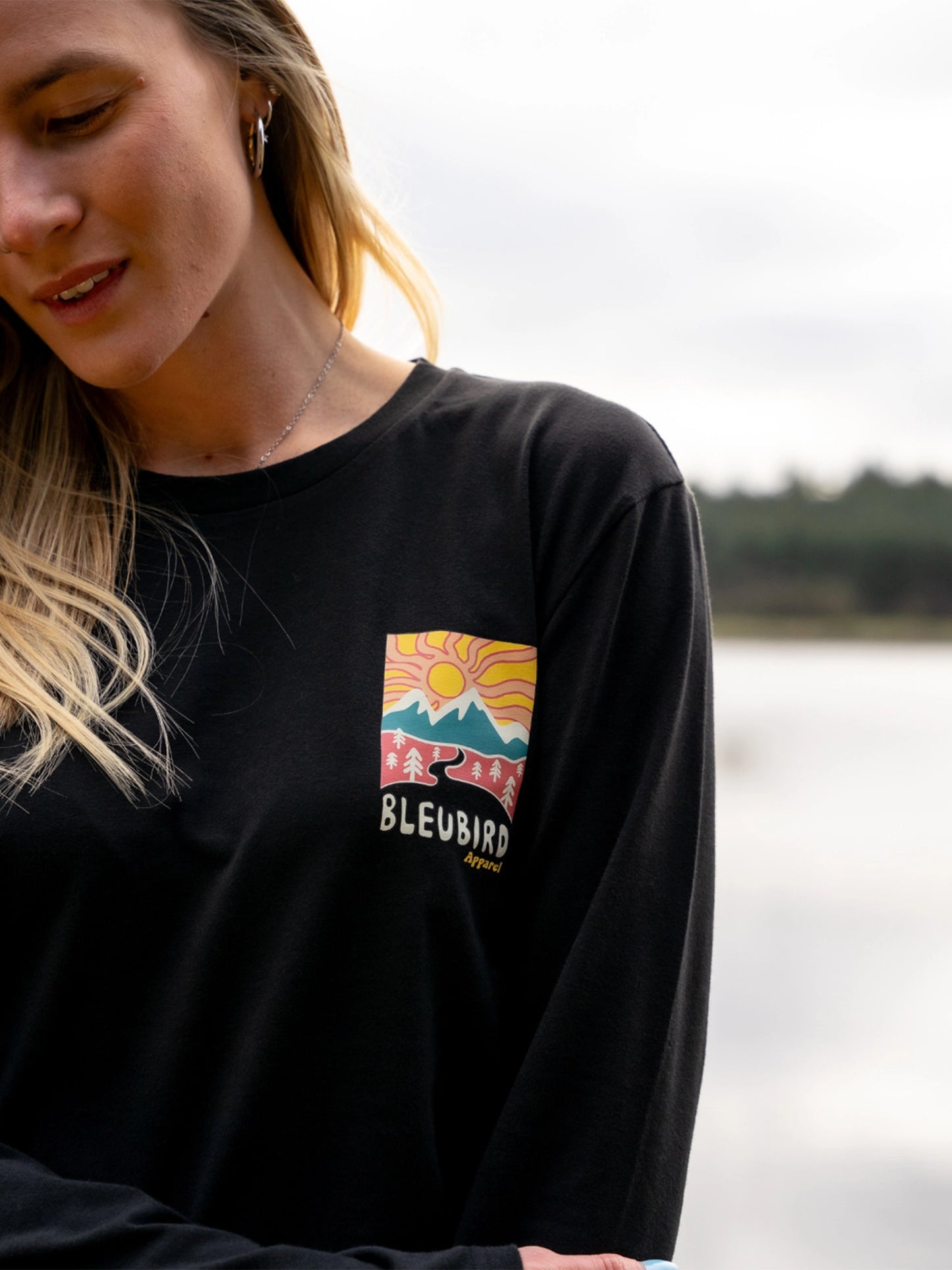 Road Out LS Tee - Black