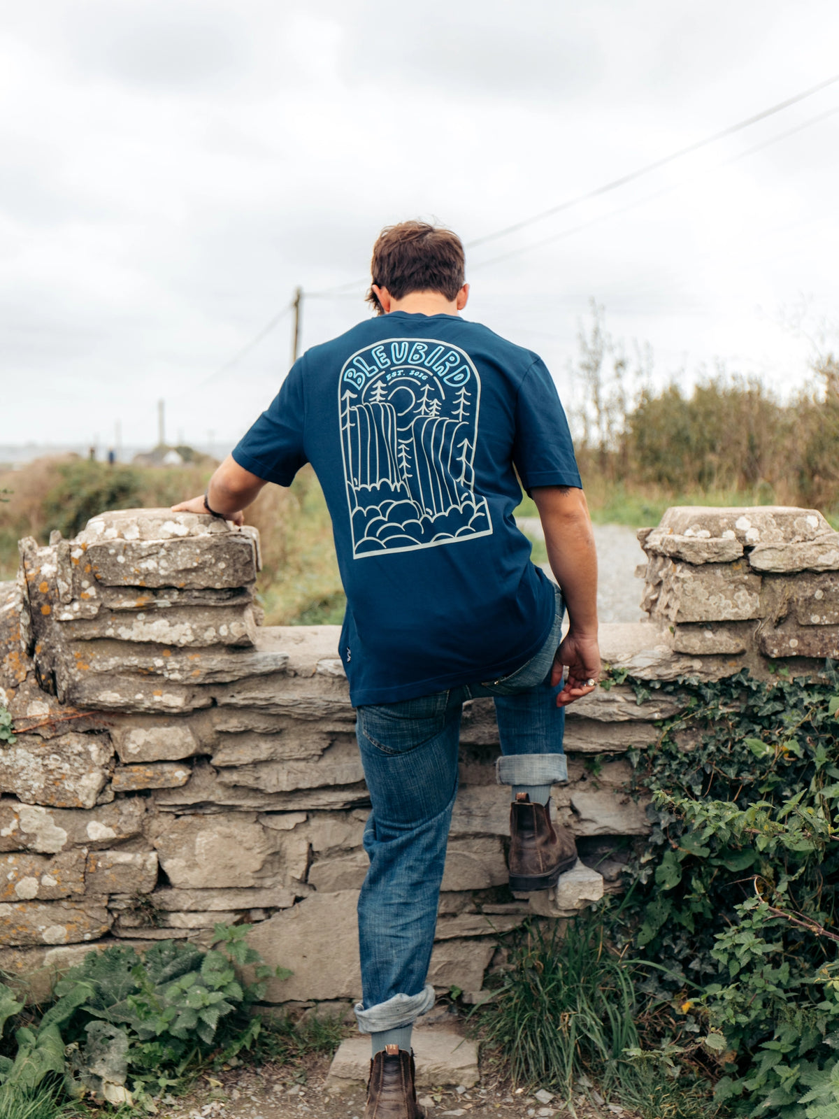 Cascade Tee - Navy
