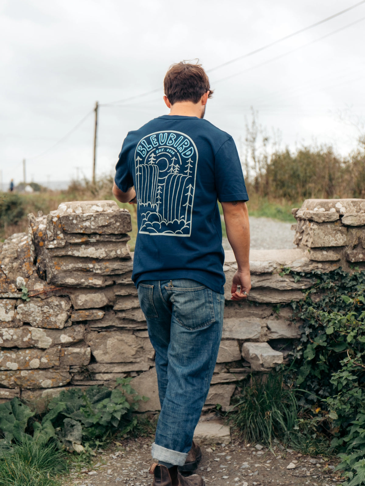Cascade Tee - Navy
