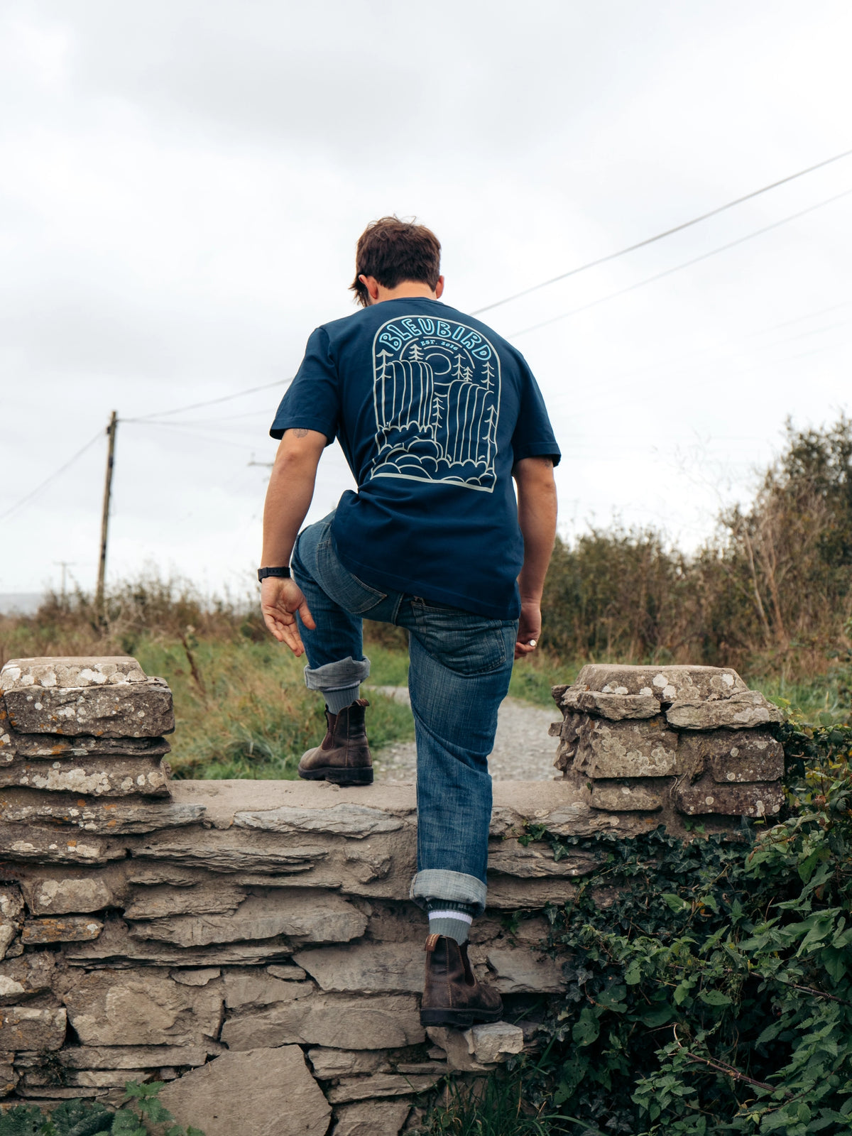 Cascade Tee - Navy