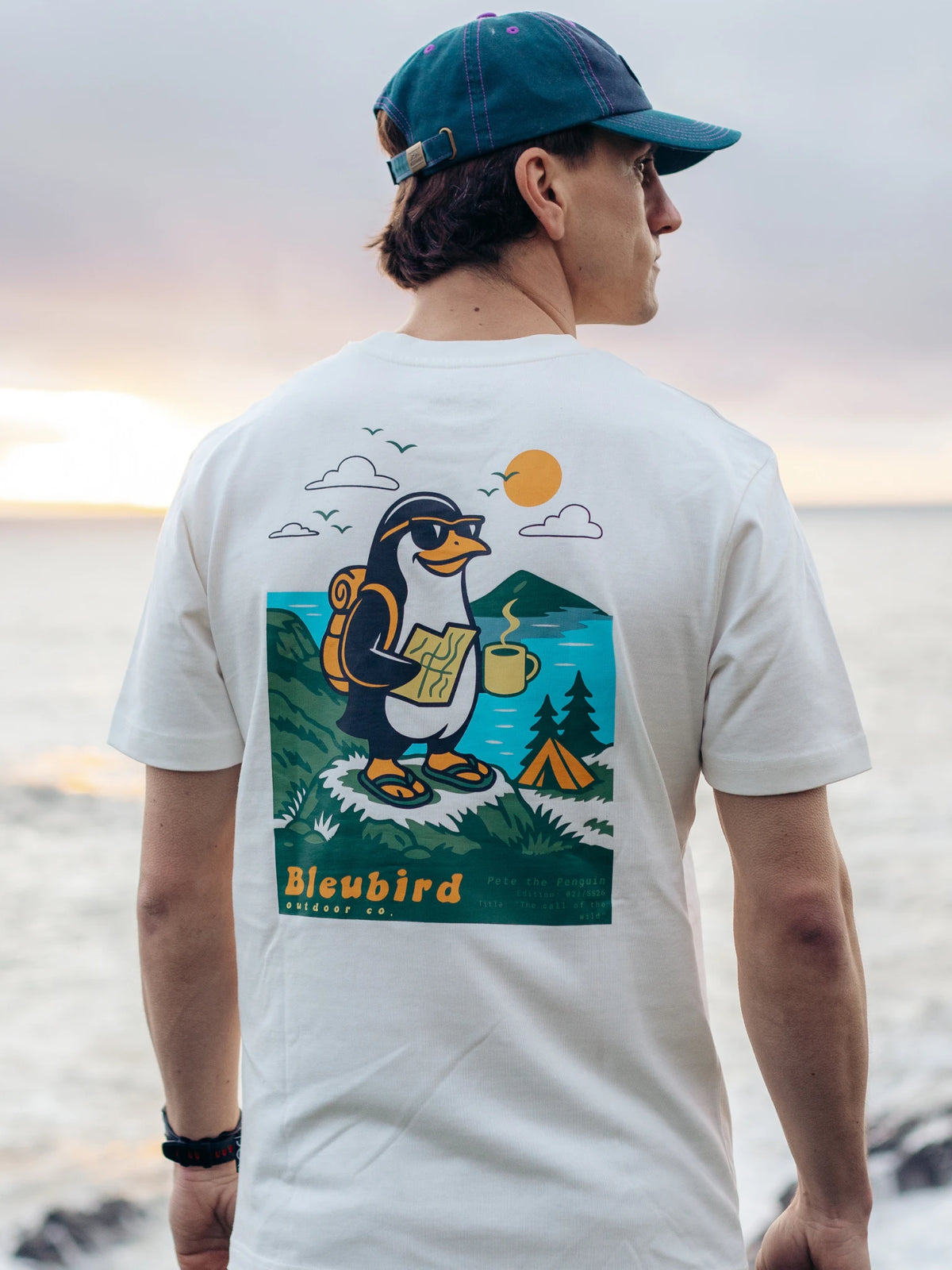 Pete the Penguin Tee - White
