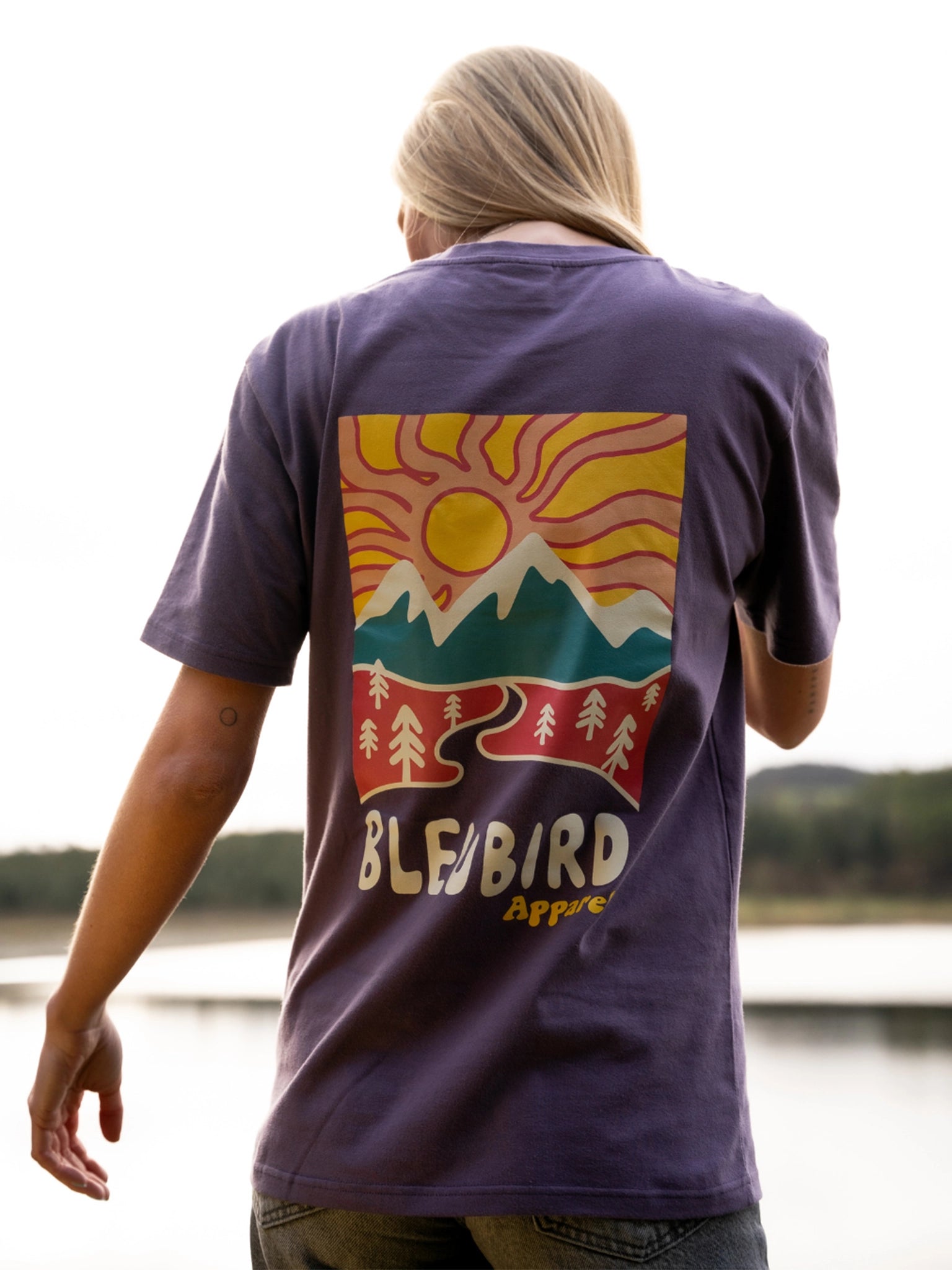 Road Out Tee - Plum
