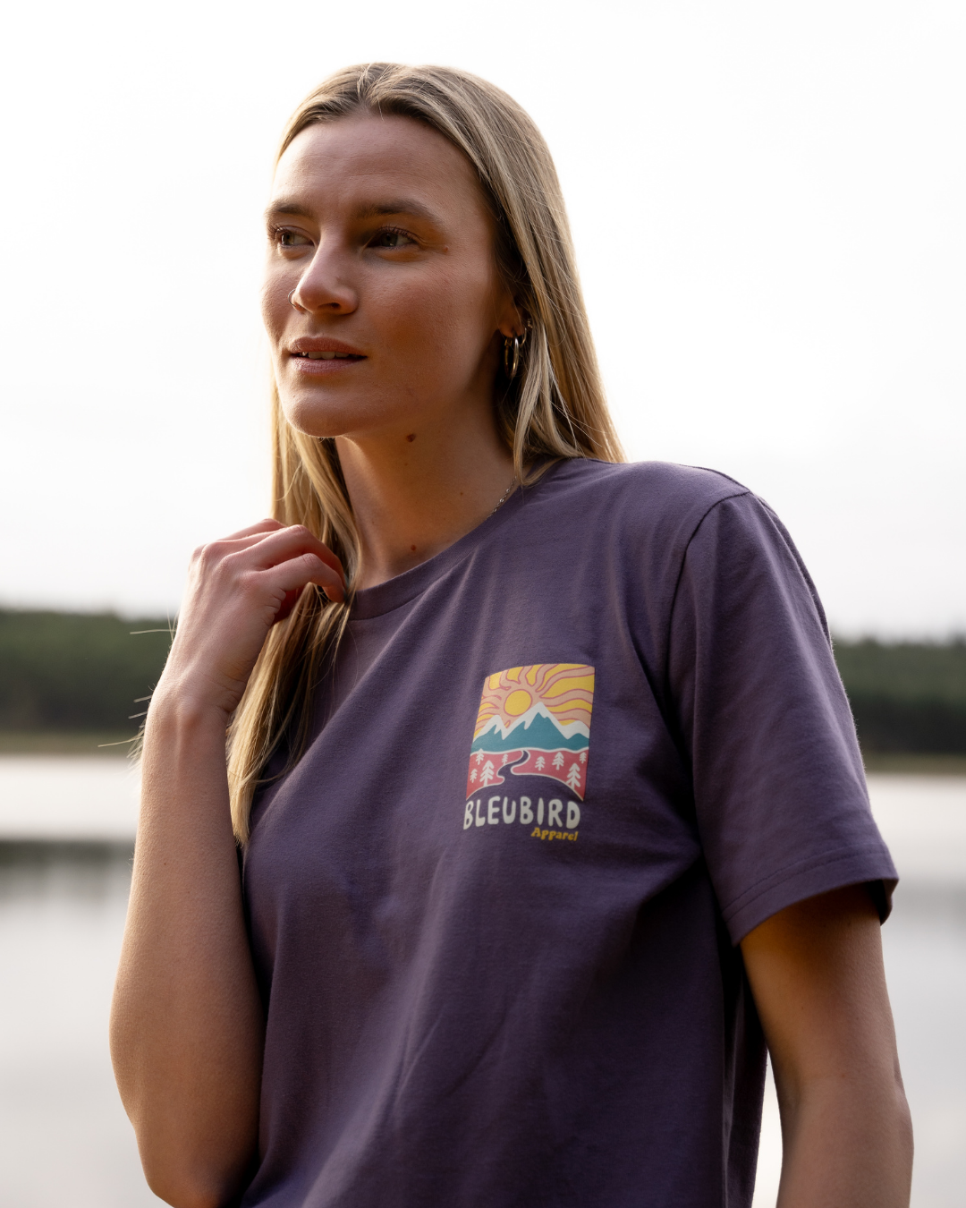 Road Out Tee - Plum