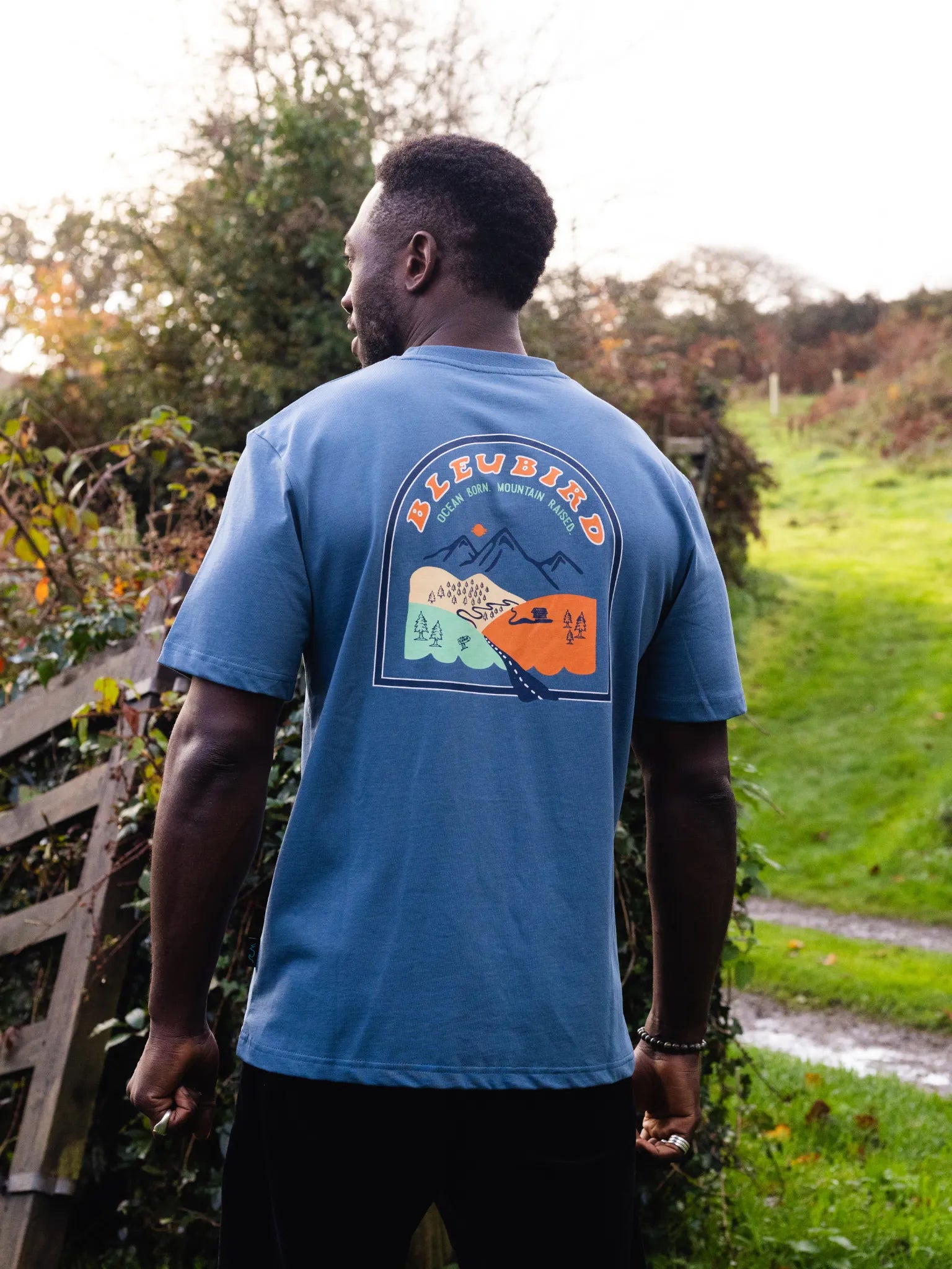 Woodland Tee - Blue