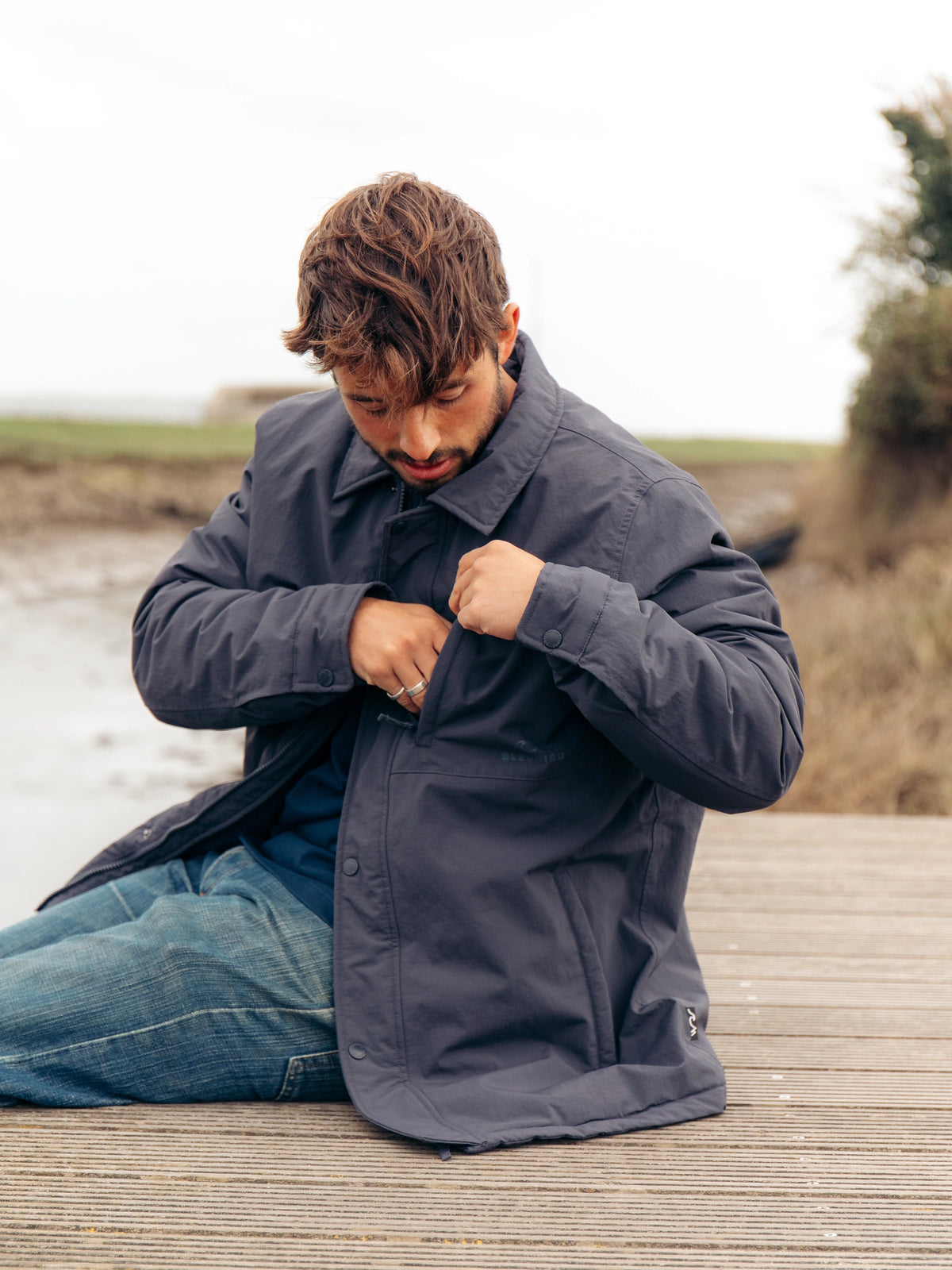 Tidebreak Jacket - Navy Slate