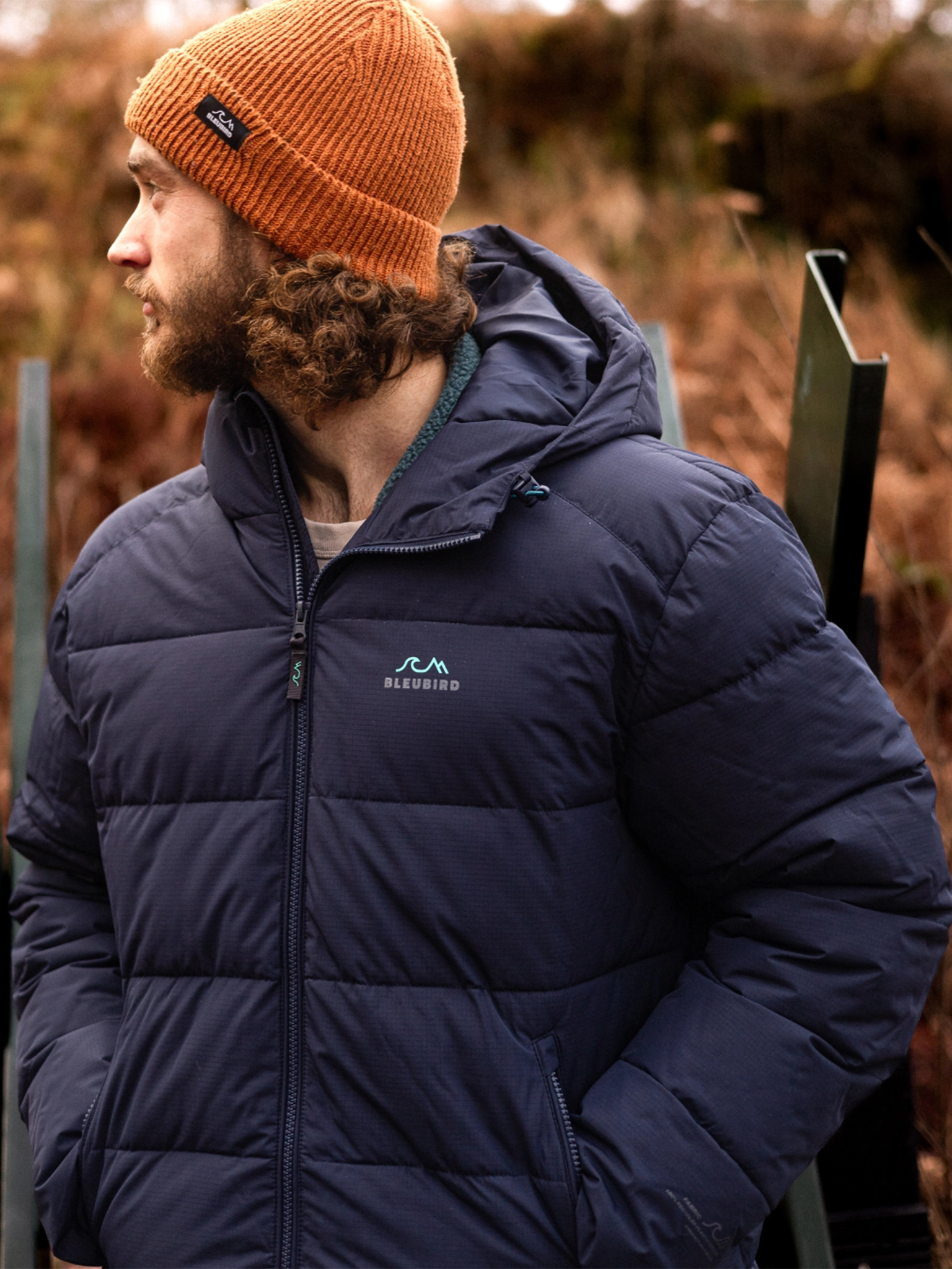 Ventoux Hooded Jacket - Mens - Navy