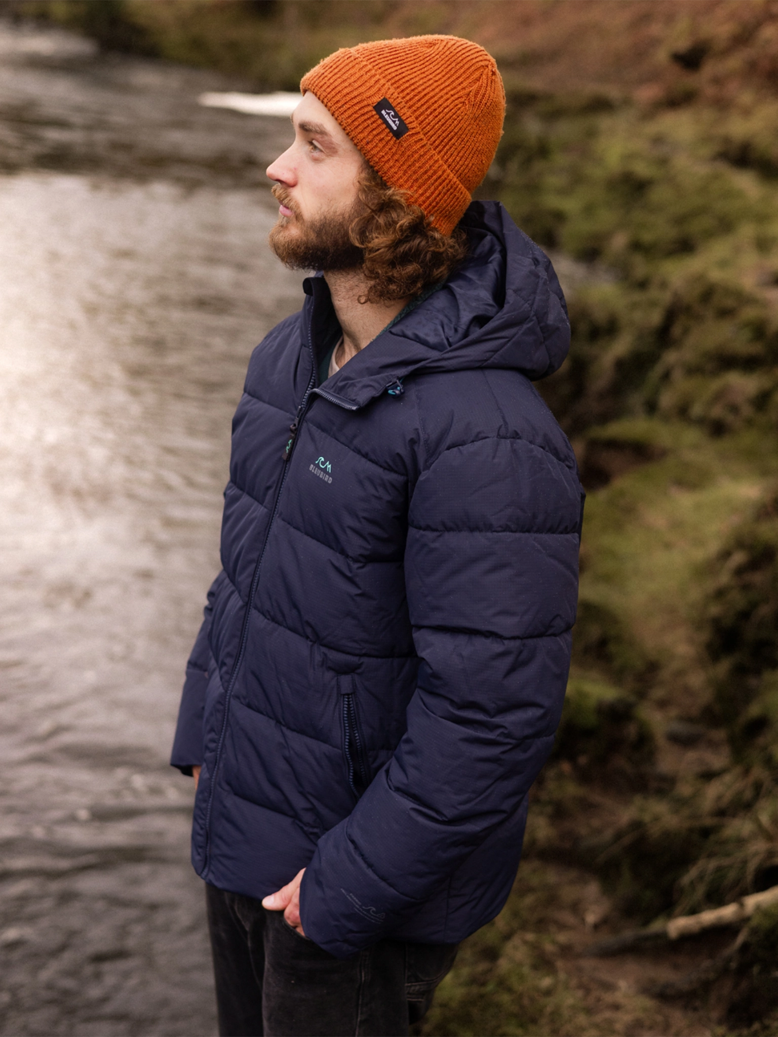 Ventoux Hooded Jacket - Mens - Navy