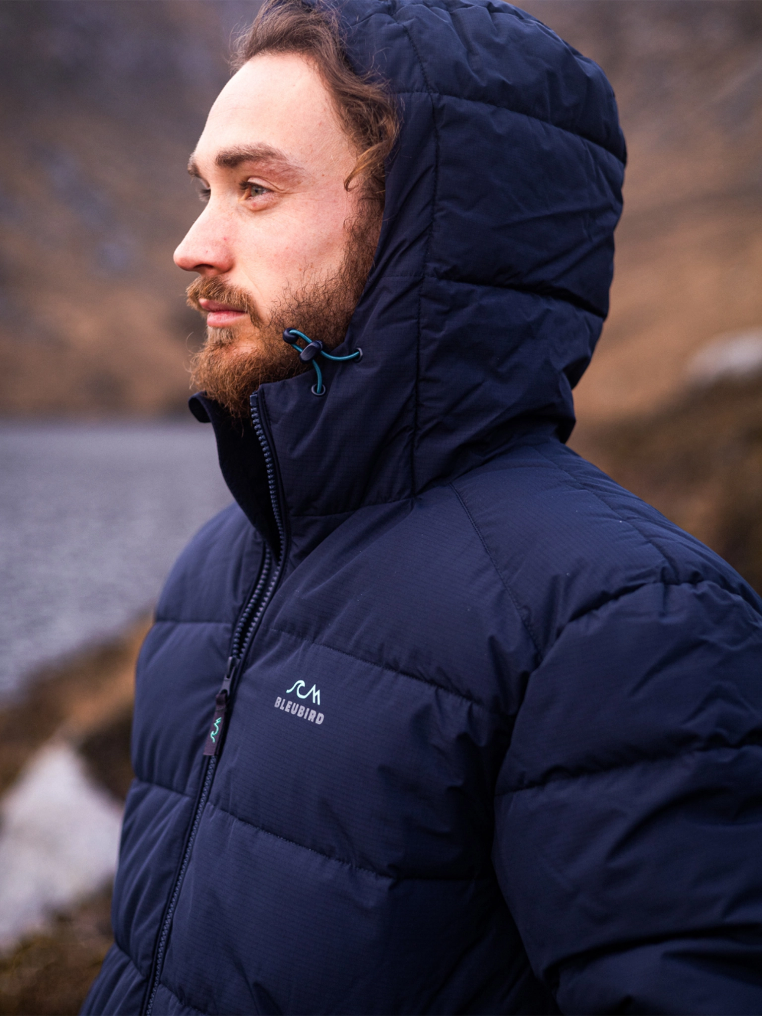 Ventoux Hooded Jacket - Mens - Navy